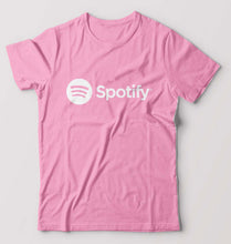 Load image into Gallery viewer, Spotify T-Shirt for Men-Light Baby Pink-Ektarfa.online
