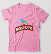 Load image into Gallery viewer, Kingfisher T-Shirt for Men-S(38 Inches)-Light Baby Pink-Ektarfa.online
