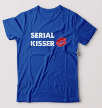 Load image into Gallery viewer, Serial Kisser T-Shirt for Men-Royal Blue-Ektarfa.online

