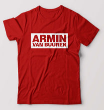 Load image into Gallery viewer, Armin Van Buuren T-Shirt for Men-S(38 Inches)-Red-Ektarfa.online
