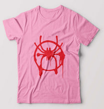 Load image into Gallery viewer, Spiderman Superhero T-Shirt for Men-S(38 Inches)-Light Baby Pink-Ektarfa.online
