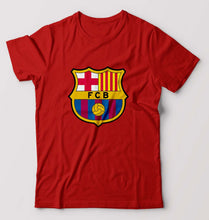 Load image into Gallery viewer, Barcelona T-Shirt for Men-S(38 Inches)-Red-Ektarfa.online
