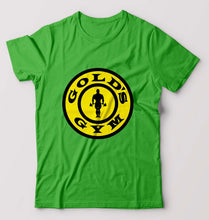 Load image into Gallery viewer, Gold&#39;s Gym T-Shirt for Men-S(38 Inches)-flag green-Ektarfa.online
