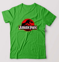 Load image into Gallery viewer, Jurassic Park T-Shirt for Men-S(38 Inches)-flag green-Ektarfa.online
