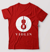 Load image into Gallery viewer, Violin T-Shirt for Men-Red-Ektarfa.online
