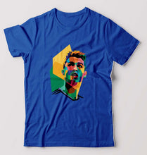 Load image into Gallery viewer, Cristiano Ronaldo CR7 T-Shirt for Men-S(38 Inches)-Royal Blue-Ektarfa.online
