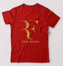 Load image into Gallery viewer, Roger Federer T-Shirt for Men-S(38 Inches)-Red-Ektarfa.online
