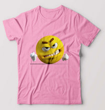 Load image into Gallery viewer, Angry Emoji T-Shirt for Men-Light Baby Pink-Ektarfa.online
