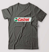 Load image into Gallery viewer, Castrol T-Shirt for Men-S(38 Inches)-Charcoal-Ektarfa.online
