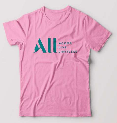 ACCOR LIVE LIMITLESS (ALL) T-Shirt for Men-Light Baby Pink-Ektarfa.online