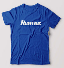 Load image into Gallery viewer, Ibanez Guitar T-Shirt for Men-S(38 Inches)-Royal Blue-Ektarfa.online
