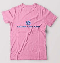 Load image into Gallery viewer, Ashok Leyland T-Shirt for Men-S(38 Inches)-Light Baby Pink-Ektarfa.online
