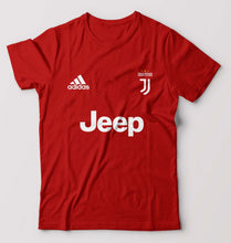 Load image into Gallery viewer, Juventus F.C. 2021-22 T-Shirt for Men-S(38 Inches)-Red-Ektarfa.online
