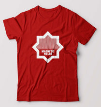 Load image into Gallery viewer, Magnetic fields T-Shirt for Men-S(38 Inches)-Red-Ektarfa.online

