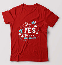 Load image into Gallery viewer, Travel Adventures T-Shirt for Men-Red-Ektarfa.online
