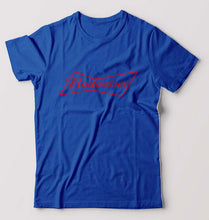 Load image into Gallery viewer, Budweiser T-Shirt for Men-S(38 Inches)-Royal Blue-Ektarfa.online
