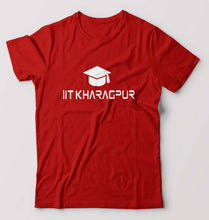 Load image into Gallery viewer, IIT Kharagpur T-Shirt for Men-S(38 Inches)-Red-Ektarfa.online
