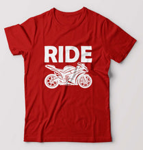 Load image into Gallery viewer, Ride Superbike T-Shirt for Men-Red-Ektarfa.online
