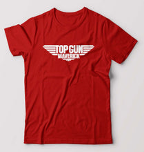 Load image into Gallery viewer, Top Gun T-Shirt for Men-S(38 Inches)-Red-Ektarfa.online
