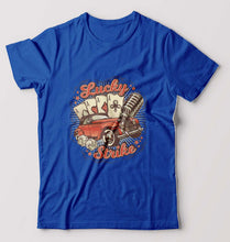 Load image into Gallery viewer, Poker T-Shirt for Men-S(38 Inches)-Royal Blue-Ektarfa.online
