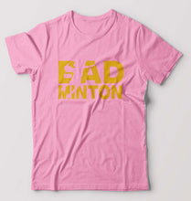 Load image into Gallery viewer, Badminton T-Shirt for Men-S(38 Inches)-Light Baby Pink-Ektarfa.online
