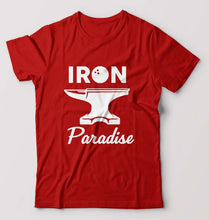 Load image into Gallery viewer, Iron Paradise T-Shirt for Men-Red-Ektarfa.online

