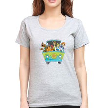 Load image into Gallery viewer, Scooby Doo T-Shirt for Women-XS(32 Inches)-Grey Melange-Ektarfa.online
