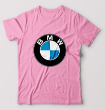 Load image into Gallery viewer, BMW T-Shirt for Men-S(38 Inches)-Light Baby Pink-Ektarfa.online
