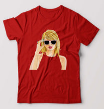 Load image into Gallery viewer, Taylor Swift T-Shirt for Men-S(38 Inches)-Red-Ektarfa.online
