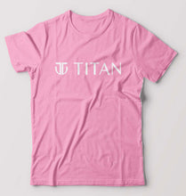 Load image into Gallery viewer, Titan T-Shirt for Men-S(38 Inches)-Light Baby Pink-Ektarfa.online
