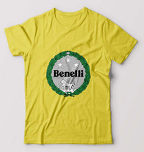 Load image into Gallery viewer, Benelli T-Shirt for Men-S(38 Inches)-Yellow-Ektarfa.online
