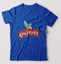 Load image into Gallery viewer, Kingfisher T-Shirt for Men-S(38 Inches)-Royal Blue-Ektarfa.online
