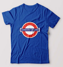 Load image into Gallery viewer, London Calling T-Shirt for Men-Royal Blue-Ektarfa.online
