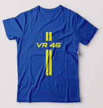 Load image into Gallery viewer, Valentino Rossi(VR 46) T-Shirt for Men-S(38 Inches)-Royal Blue-Ektarfa.online
