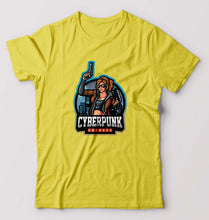 Load image into Gallery viewer, Cyberpunk T-Shirt for Men-Yellow-Ektarfa.online

