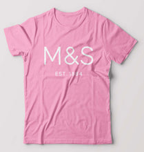 Load image into Gallery viewer, M&amp;S T-Shirt for Men-S(38 Inches)-Light Baby Pink-Ektarfa.online
