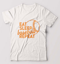 Load image into Gallery viewer, Baseball T-Shirt for Men-White-Ektarfa.online
