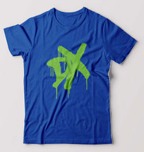 Load image into Gallery viewer, DX WWE T-Shirt for Men-S(38 Inches)-Royal Blue-Ektarfa.online
