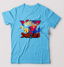 Load image into Gallery viewer, Swat Kats T-Shirt for Men-S(38 Inches)-Light Blue-Ektarfa.online
