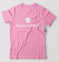 Load image into Gallery viewer, IIM Amritsar T-Shirt for Men-S(38 Inches)-Light Baby Pink-Ektarfa.online
