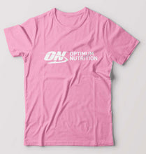 Load image into Gallery viewer, optimum nutrition (ON) T-Shirt for Men-Light Baby Pink-Ektarfa.online
