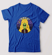 Load image into Gallery viewer, Alien T-Shirt for Men-Royal Blue-Ektarfa.online
