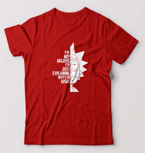 Load image into Gallery viewer, Rick and Morty T-Shirt for Men-Red-Ektarfa.online
