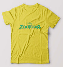 Load image into Gallery viewer, zootopia T-Shirt for Men-Yellow-Ektarfa.online
