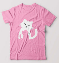 Load image into Gallery viewer, Cat T-Shirt for Men-Light Baby Pink-Ektarfa.online
