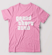 Load image into Gallery viewer, Grand Theft Auto (GTA) T-Shirt for Men-S(38 Inches)-Light Baby Pink-Ektarfa.online
