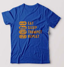 Load image into Gallery viewer, Trumpet T-Shirt for Men-Royal Blue-Ektarfa.online
