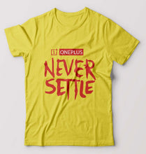 Load image into Gallery viewer, OnePlus T-Shirt for Men-Yellow-Ektarfa.online
