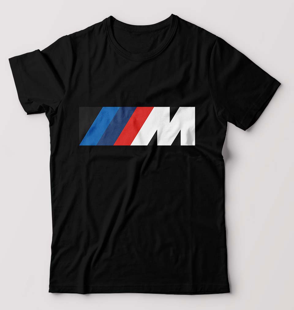 BMW T-Shirt for Men-S(38 Inches)-Black-Ektarfa.online