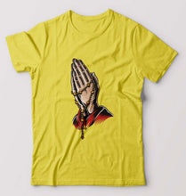 Load image into Gallery viewer, Christian T-Shirt for Men-S(38 Inches)-Yellow-Ektarfa.online
